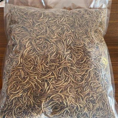 Biologische gedroogde meelwormen